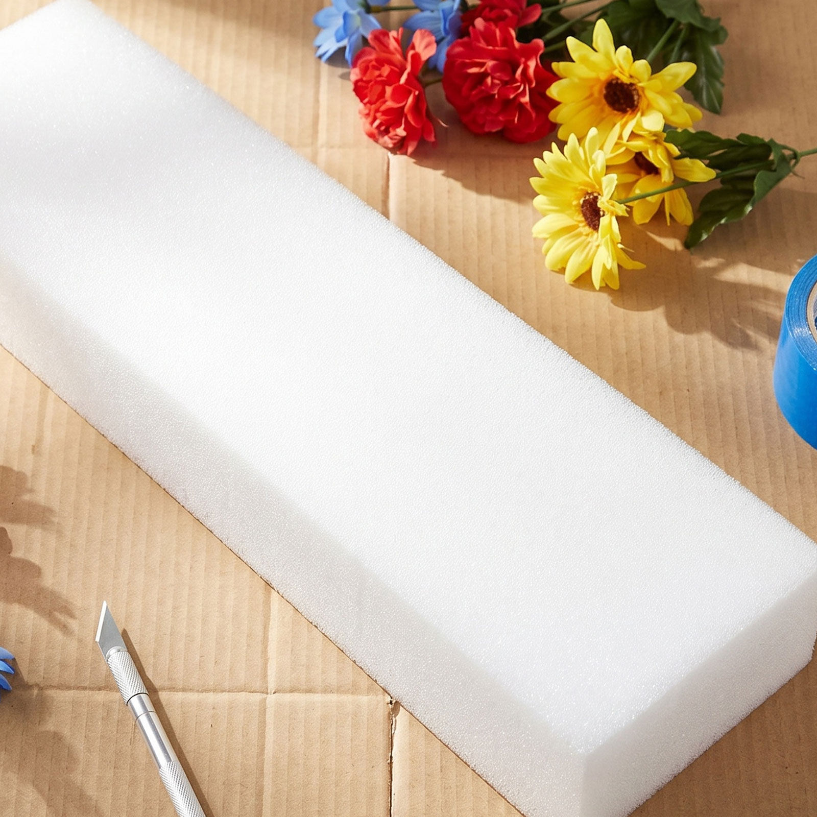 Bouquet Holder Foam - 4Pcs Floral Foam Blocks for Crafts