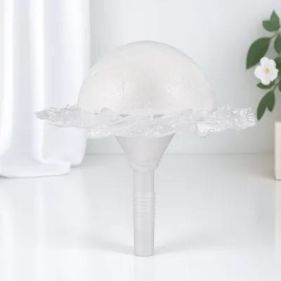 Bouquet Holder Foam - 1Set Half Ball Lace Bouquet Holder