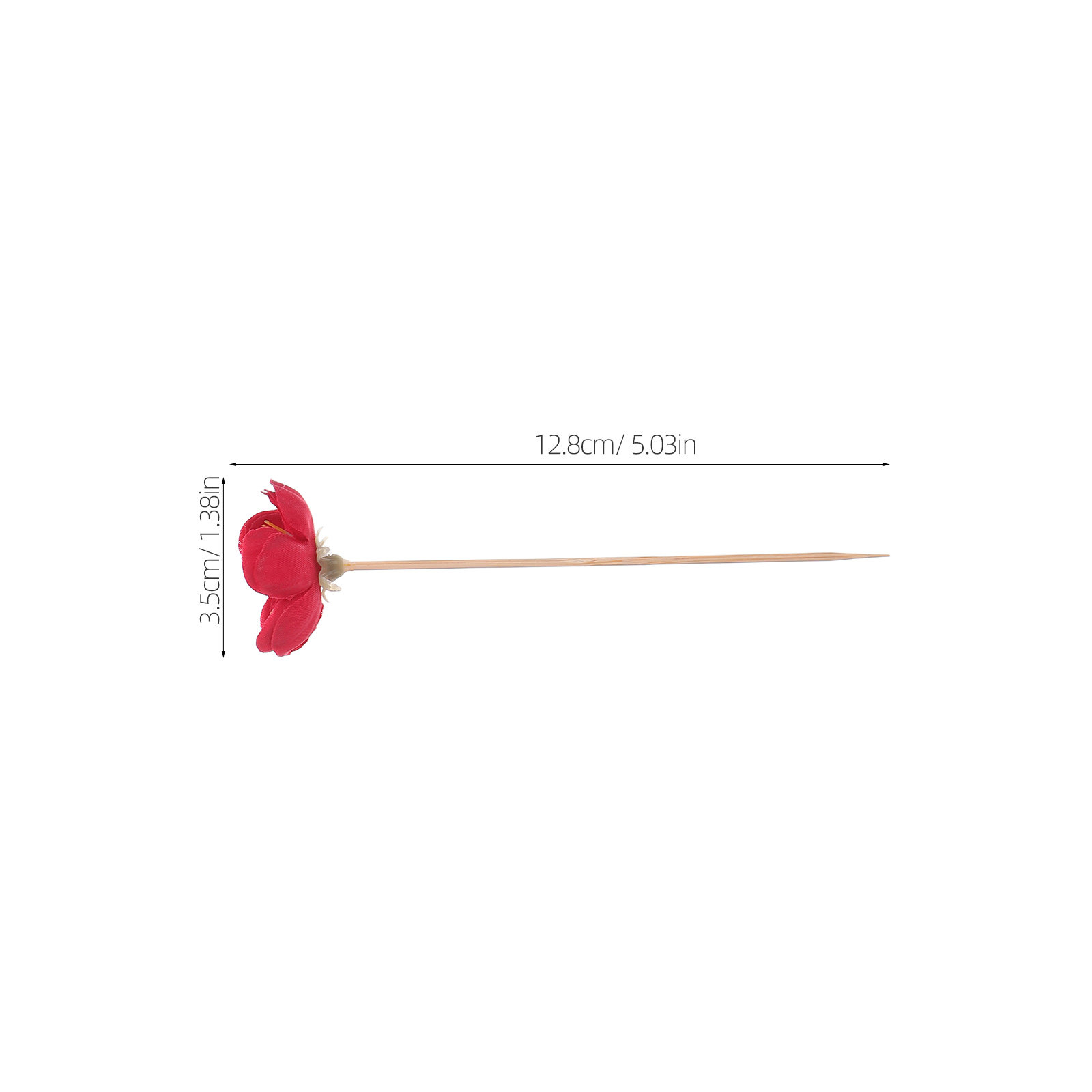 100Pcs Decorative Floral Food  - Floral Picks Wood review and price