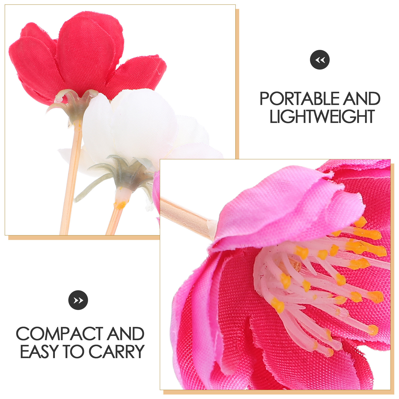 100Pcs Decorative Floral Food  - Floral Picks Wood review and price