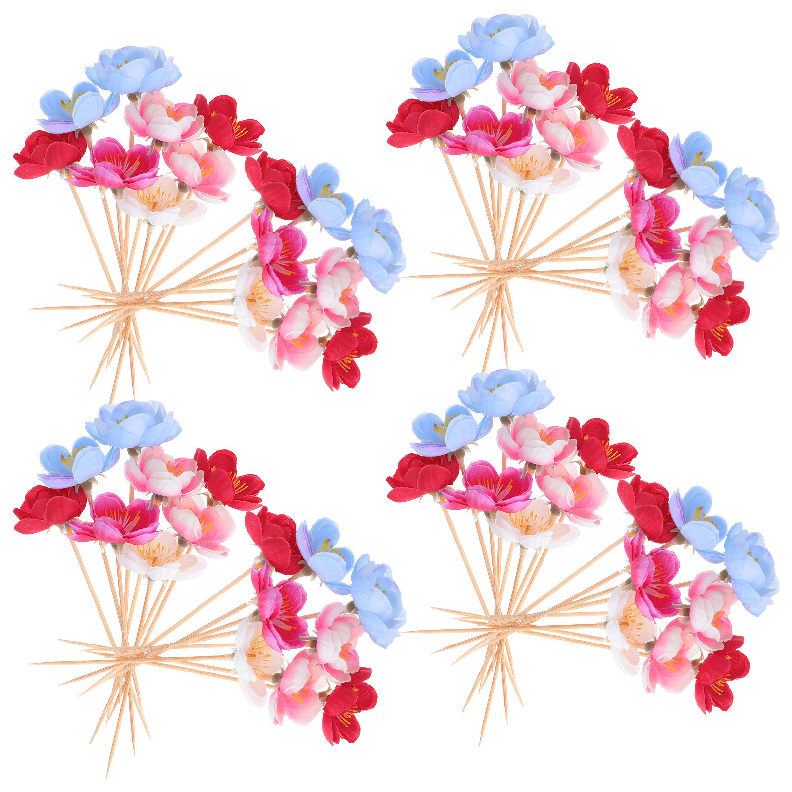100Pcs Decorative Floral Food  - Floral Picks Wood review and price