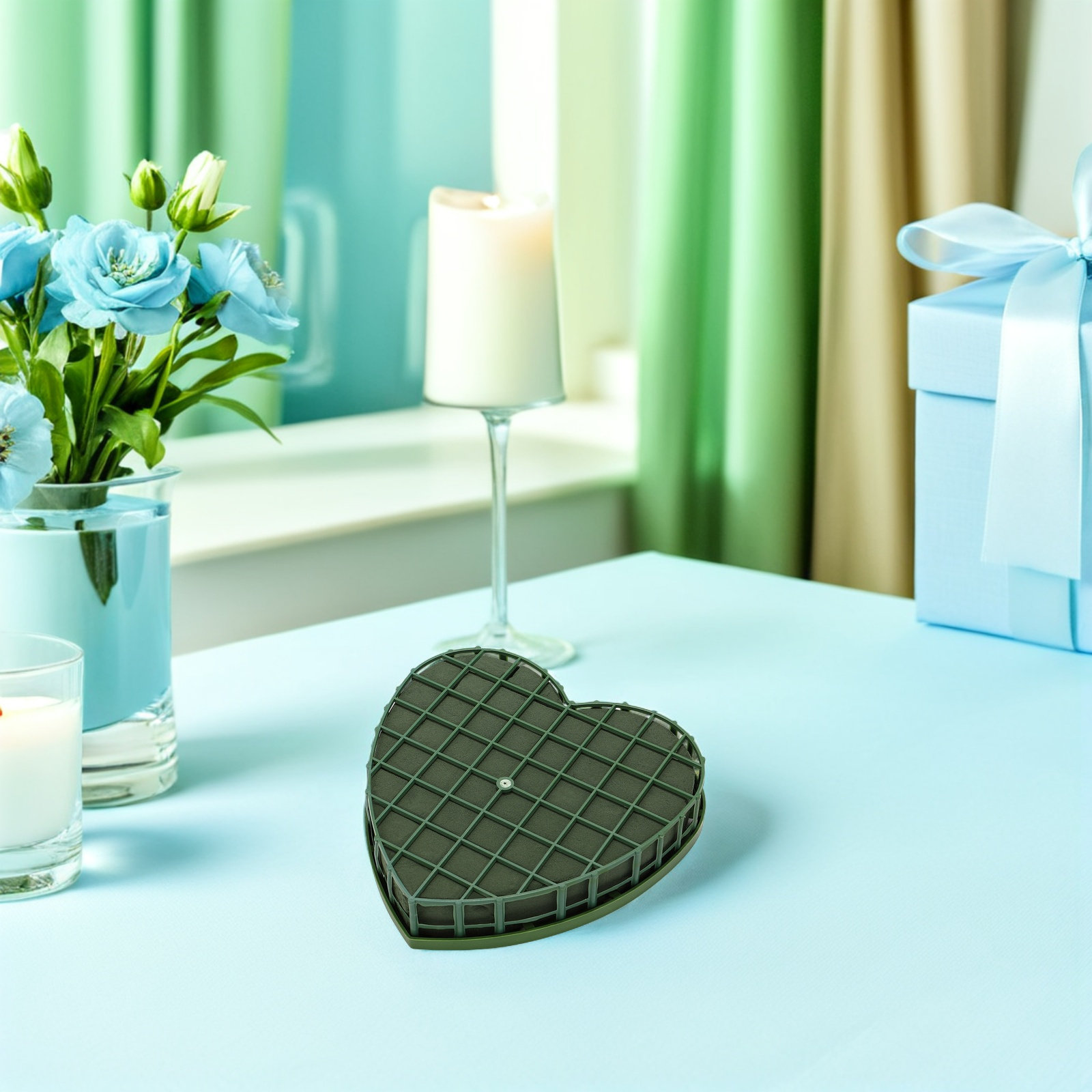 2Pcs Heart Floral Foam Water A - Bouquet Holder Foam review and price