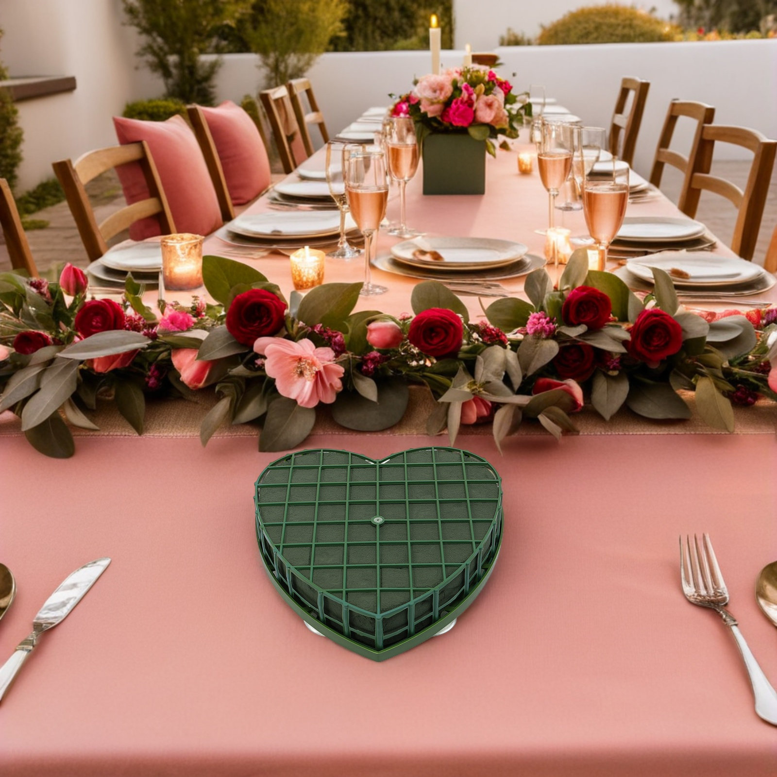 2Pcs Heart Floral Foam Water A - Bouquet Holder Foam review and price